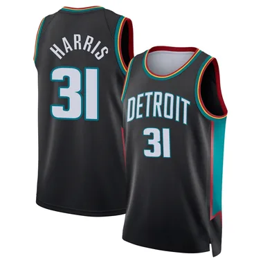 Swingman Charcoal Joe Harris Men's Detroit Pistons Nike 2025/26 City Edition Jersey