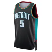 Swingman Charcoal Malik Beasley Youth Detroit Pistons Nike 2025/26 City Edition Jersey