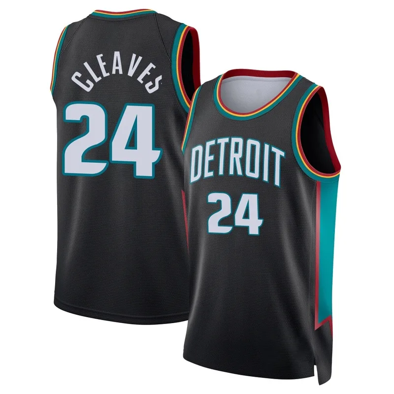 Swingman Charcoal Mateen Cleaves Youth Detroit Pistons Nike 2025/26 City Edition Jersey