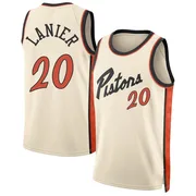 Swingman Chaz Lanier Men's Detroit Pistons Nike Tan 2024/25 City Edition Jersey