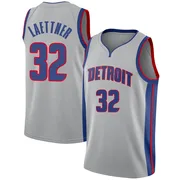 Swingman Christian Laettner Youth Detroit Pistons Nike Silver Jersey - Statement Edition