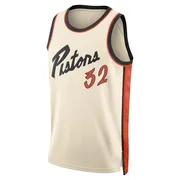 Swingman Christian Laettner Youth Detroit Pistons Nike Tan 2024/25 City Edition Jersey