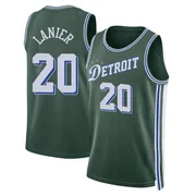 Swingman Green Chaz Lanier Men's Detroit Pistons Nike 2022/23 City Edition Jersey