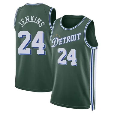 Swingman Green Daniss Jenkins Youth Detroit Pistons Nike 2022/23 City Edition Jersey