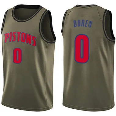 Swingman Green Jalen Duren Youth Detroit Pistons Nike Salute to Service Jersey
