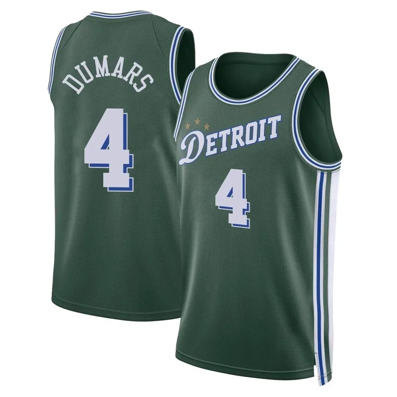 Swingman Green Joe Dumars Men's Detroit Pistons Nike 2022/23 City Edition Jersey