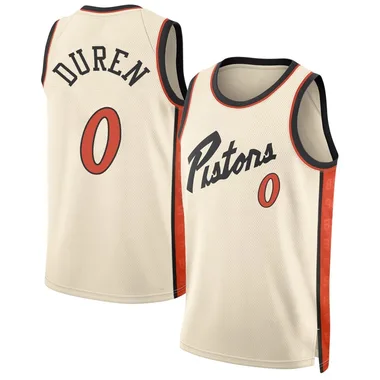 Swingman Jalen Duren Men's Detroit Pistons Nike Tan 2024/25 City Edition Jersey