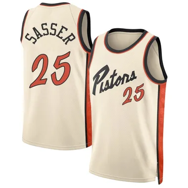 Swingman Marcus Sasser Men's Detroit Pistons Nike Tan 2024/25 City Edition Jersey