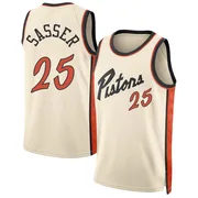 Swingman Marcus Sasser Youth Detroit Pistons Nike Tan 2024/25 City Edition Jersey