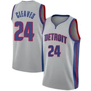 Swingman Mateen Cleaves Youth Detroit Pistons Nike Silver Jersey - Statement Edition