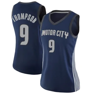Swingman Navy Ausar Thompson Women's Detroit Pistons Nike Jersey - City Edition