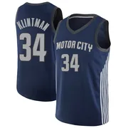 Swingman Navy Bobi Klintman Youth Detroit Pistons Nike Jersey - City Edition
