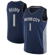 Swingman Navy Chauncey Billups Men's Detroit Pistons Nike Jersey - City Edition