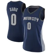 Swingman Navy Dario Saric Women's Detroit Pistons Nike Jersey - City Edition