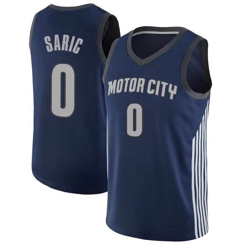 Swingman Navy Dario Saric Youth Detroit Pistons Nike Jersey - City Edition