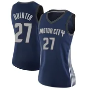 Swingman Navy Kevin Huerter Women's Detroit Pistons Nike Jersey - City Edition