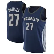 Swingman Navy Kevin Huerter Youth Detroit Pistons Nike Jersey - City Edition