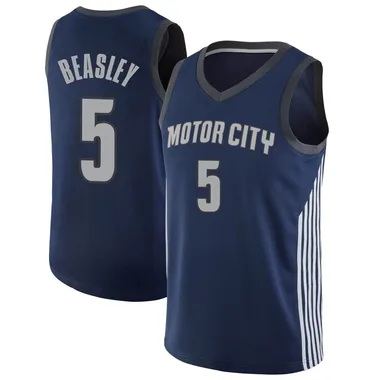 Swingman Navy Malik Beasley Youth Detroit Pistons Nike Jersey - City Edition