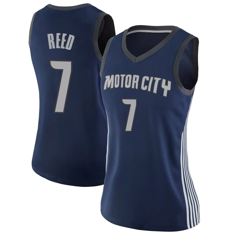 Swingman Navy Paul Reed Women's Detroit Pistons Nike Jersey - City Edition