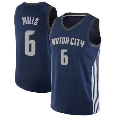 Swingman Navy Terry Mills Youth Detroit Pistons Nike Jersey - City Edition