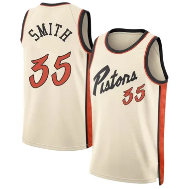 Swingman Tolu Smith Youth Detroit Pistons Nike Tan 2024/25 City Edition Jersey