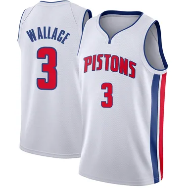 Swingman White Ben Wallace Men's Detroit Pistons Nike Jersey - Association Edition