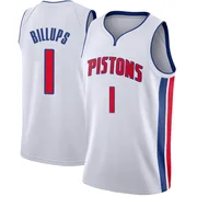 Swingman White Chauncey Billups Men's Detroit Pistons Nike Jersey - Association Edition