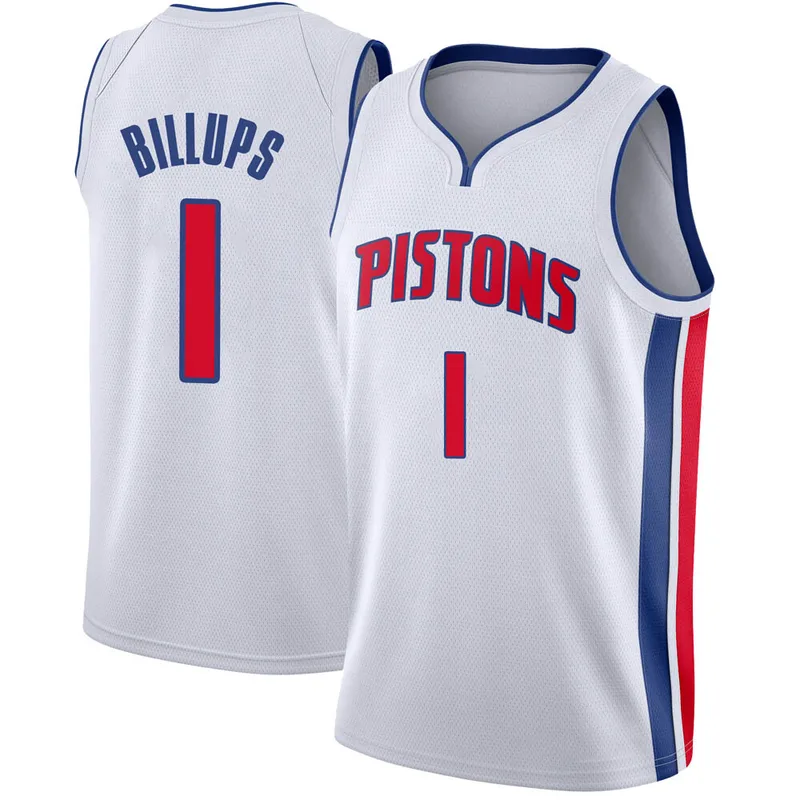 Swingman White Chauncey Billups Men's Detroit Pistons Nike Jersey - Association Edition