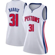 Swingman White Joe Harris Women's Detroit Pistons Nike Jersey - Association Edition