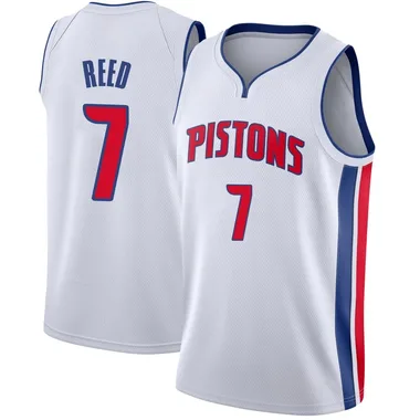 Swingman White Paul Reed Youth Detroit Pistons Nike Jersey - Association Edition