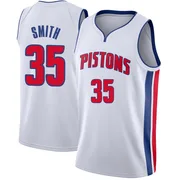 Swingman White Tolu Smith Youth Detroit Pistons Nike Jersey - Association Edition