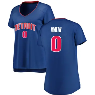 Royal Chris Smith Women's Detroit Pistons Fanatics Branded Fast Break Jersey - Icon Edition